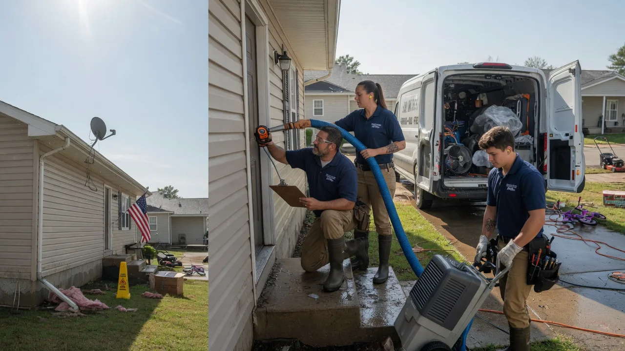 Ceiling Water Damage Restoration in Gipsy, MO near me